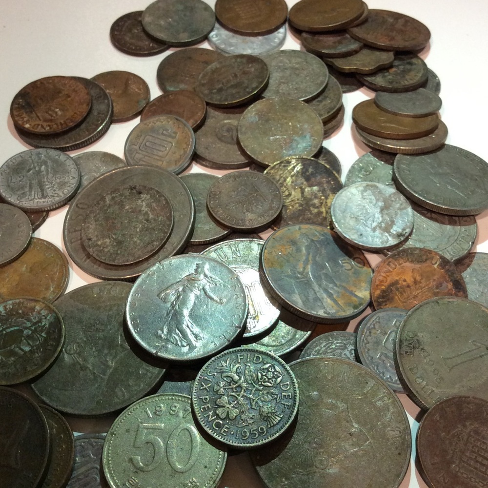 Rare 50+ Old Inherited 1900s World Coins Collection- Unsearched & Many Countrys!